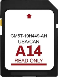 This A14 card Updates A13,A12,A11, A10, A9, A8, A7, A6, A5, A4, etc Map databases. 1x SD Card. Map Coverage: USA and...
