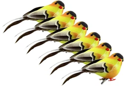 Use these cute little artificial birds on wreaths, Christmas decor, flower arrangements, costume accessories and hats,...