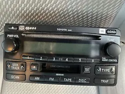 04 05 06 07 Toyota Highlander AM FM CD Cassette Radio Receiver OEM. Condition is 