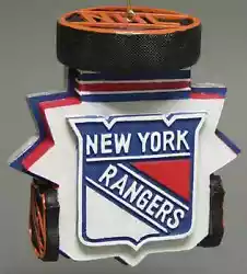 Slavic Treasures NHL Resin Ornaments New York Rangers - No Box Multicolor.