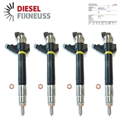 4 x injecteur AT incl. Bague détanchéité en cuivre + nouveau code + nouvelle buse !!!.