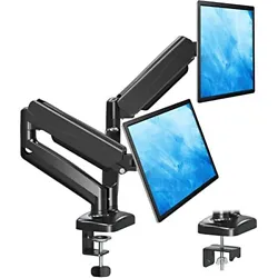 The dual monitor arm allows you to customize how you work or collaborate with 135° tilt, 180° swivel, and...