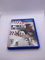 Sony PlayStation MLB 13 THE SHOW for PS Vita with replacement case..