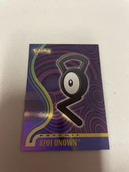 Pokemon Topps #201 Unown - FOIL - Johto Series - LP.