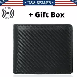 1 x Carbon Fiber RFID Blocking Wallet. Made of high quality carbon fiber and genuine cowhide leather. Weight: 2 oz....