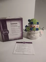 New Scentsy Holiday Collection Premium  Snowman Wax Warmer Christmas Retired Rare. Warmer is brand new only taken out...