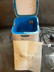SoClean 2 CPAP Cleaner and Sanitizer Machine - SC1200. Equipped with DC Ac adapter 12V, 1.5 amp AC adapter 100-240V...