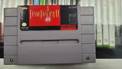 Final Fantasy II 2 (Super Nintendo SNES 1991) Tested - Authentic