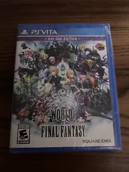 World of Final FantasyDay One EditionFor Sony PlayStation VitaBrand New / Factory SealedOne small rip along where...