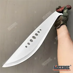 You can take this machete to the jungle and it will compare nicely with other expensive machetes. Also, with the blade...