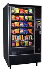 Automatic Product 5-column AP113 snack vending machine. 10 candy bar selections. Includes a 5 select gum & mint...