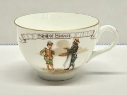 Vintage Royal Doulton Nursery Rhymes Tea Cup SIMPLE SIMON2 1/4