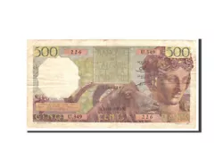 Billet, Algeria, 500 Francs, 1952, 1952-01-22, KM:106a, TB+.