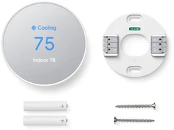 Google Nest Thermostat Programmable Smart WiFi G4CVZ - Snow (White) Thermostat Kit. The Nest Thermostat energy-saving...