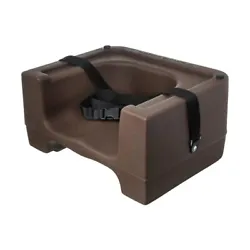 Carlisle 7114-101 Dual Booster Seat, Brown. Condition is New. Shipped with USPS Ground Advantage.