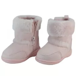 Baby Toddler Kids Faux Suede Winter Boots - Faux Fur Lining - Side Zipper - Age Range Approx: 6 Months to 5 Years. Its...