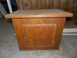 Wooden Stand with Locking Door for Vending Machine.Located in Rockford, IL. Therefore, I decided to have this handy,...