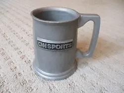 Vintage CNN Sports Pewter Mug 4 1/2