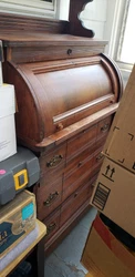 Antique Desk. It is still solid shape to be restored. Moved out of elderly parents home onto my porch. Please buy it so...