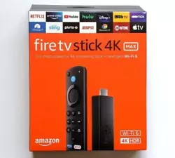 Support for next-gen Wi-Fi 6 - Enjoy smoother 4K streaming across multiple Wi-Fi 6 devices. Fire TV Stick 4K Max. Alexa...