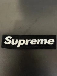 Supreme X New Era Headband Reflective Sweat Band Black New. Condition is Pre-owned. Shipped with USPS Ground Advantage.