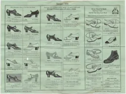 Cantilever Shoes were “flexible for comfort - caused by the flexible arch”. Cantilever was located in Harrisburg,...