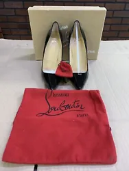 Authentic Christian Louboutin So Kate 120mm patent heels
