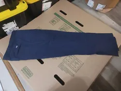 NEW! Cintas 945-20 Comfort Flex   Size 38x32  Color-Navy Blue   Mens Work Pants NWT!  Has sticker on belt loop
