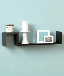 Create a dynamic visual presentation with a Versatile Wall Shelf. The S design of the shelf gives you two tiers for a...