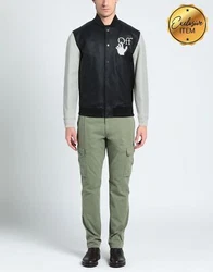 MODEL: 0MJA091S22LEA0011061 STYLE: Bomber Jacket. COLOUR: Black ACCENTS: Logo Patch / Padded. EXACT MATERIAL:...