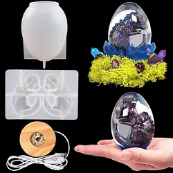 : Our dragon egg molds are made of flexible soft silicone,durable,smooth and reusable;Not easy to deform,easy to...
