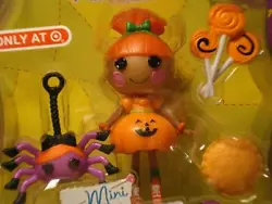 Pumpkin Candle Light Mini Doll. Sewn from: A Pumpkin. She is adorable in her orange pumpkin. 2013 Target exclusive...