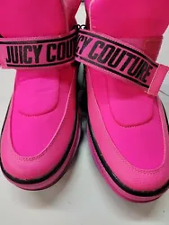 Open Box Juicy Coutour Womens Logo Veronica Hot Pink Puffer Snow Boots. These boots are in excellent condition....