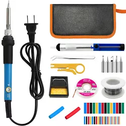 Product Description ►►► Fully Equipped Soldering Iron Kit：This welding kit with many accessories including one...