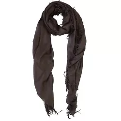Color/Pattern: Solid Espresso Brown. Style: Scarf, Shawl, Wrap. Care Instructions: Dry Clean Only; Steam When...