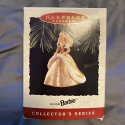 Hallmark Keepsake Ornament 1994 Holiday BARBIE Collectors Series #2 Vintage. preowned. Ships with usps first class Mail...