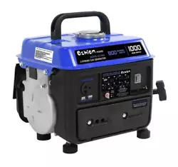 The Oshion GG950 portable inverter generator produces 1000 peak/ 800 running of power & is capable of up to 6 hours of...