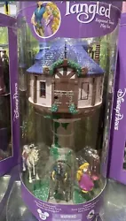 Disney Parks Tangled Rapunzel Tower Playset Flynn Mother Gothel Maximus New.