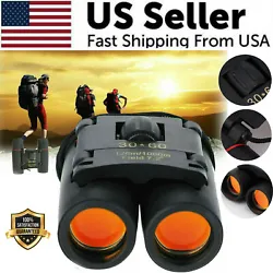 Magnification: 30x60. 30 X 60 zoom binoculars. Anti-slip Design: Natural rubber material is not only durable but...