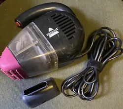 Preowned Bissell Pet Hair Eraser Corded Lightweight Handheld Vacuum With Two Nozzle Types. See photos for best...