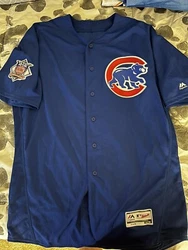 This was a team issued jersey purchased at Wrigley. It’s new but didn’t have tags.