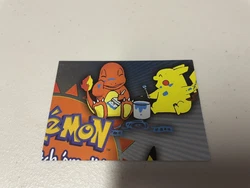Pokemon Card - P02 of 6 - Foil Johto Series (Topps) Holo - Charmander Pikachu.