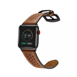 Apple Watch Series 5/4 44mm / Series 3/2/1 42mm - Marron. Bracelet pour montre connectée. Cela nous aide en tant que...