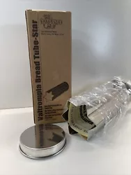 Pampered Chef Valtrompia Star Shaped Bread Tube Cookie Mold #1570 New In Box.