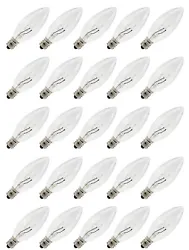 ✔️ Fits candelabra base (E12) sockets (night light bulb size) like window candles and chandeliers. ✔️ 7 watt,...