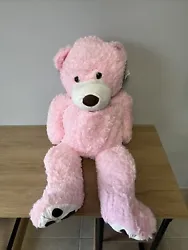 MorisMos 39-Inch Giant Teddy Bear - Pink Color. Condition is “New”.