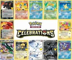 2021 Pokemon Celebrations Singles - Choose Your Card! - Many Available, All NM. The most anticipated set of 2021 is...