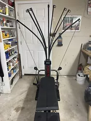 Bowflex Power Pro - Home Gym, Exercise Machine. This is used and has some wear to it. Tear in the bench, is taped, as...