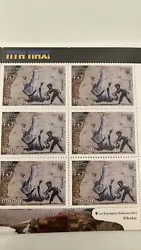 Banksy stamps in hand. Limited release in the Ukraine. 
