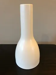 Modern IKEA White Decorative Vase. -Ikea Model No: 100.680.18. -Original owner - only used as a stand-alone display...